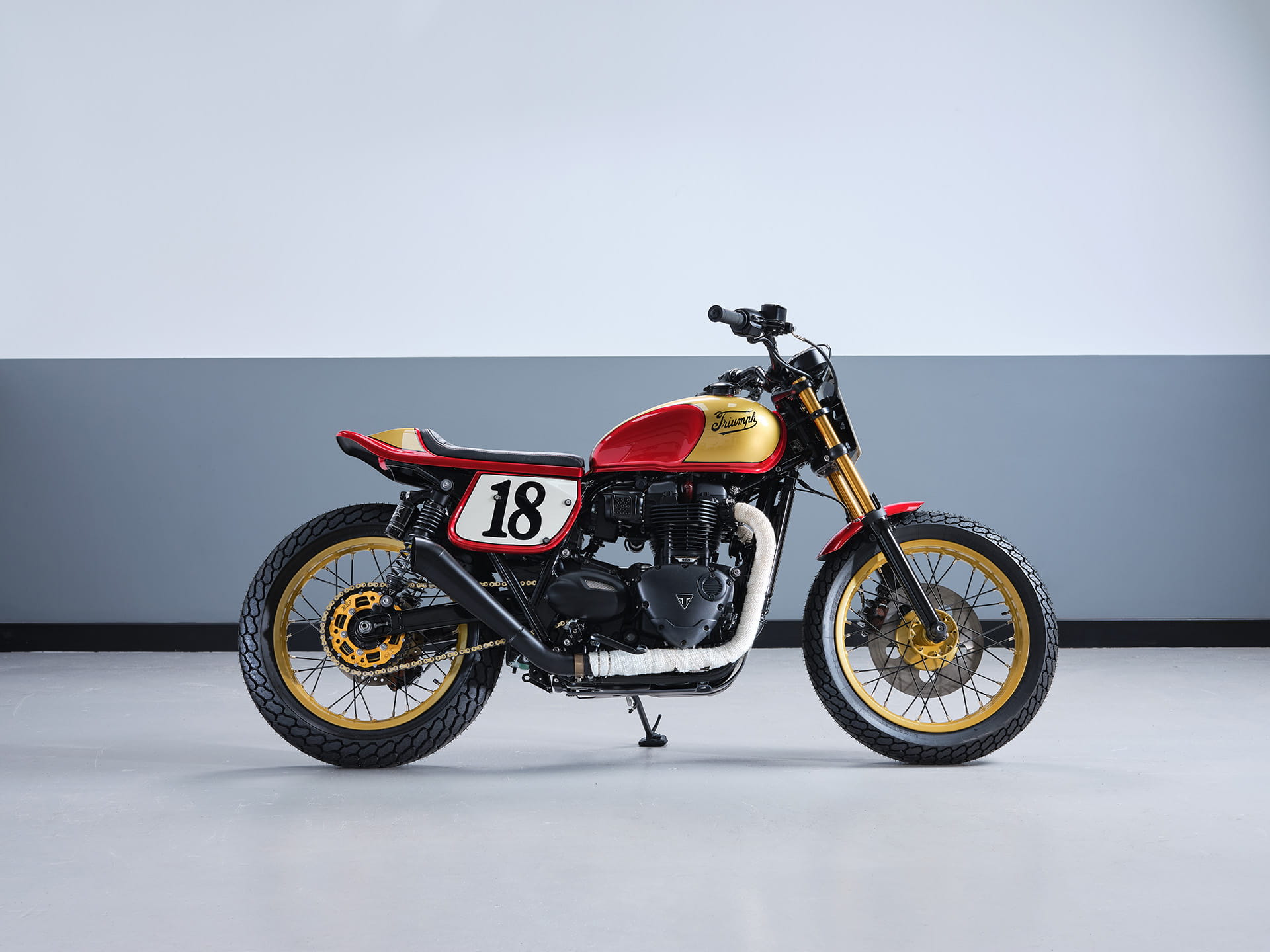 Norfolk Bonneville Build off For the Ride